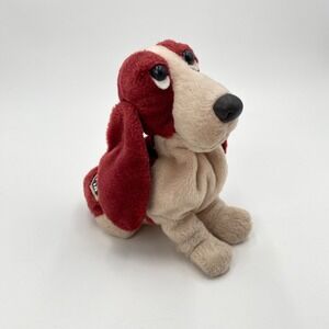Vintage‎ Applause Hush Puppies Garnet Dog Beanbag 6" Plush Toy